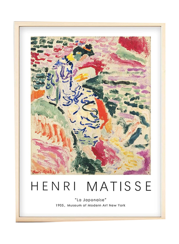 Pennclys Henri Matisse Art La Japonaise Canvas, Multicolour