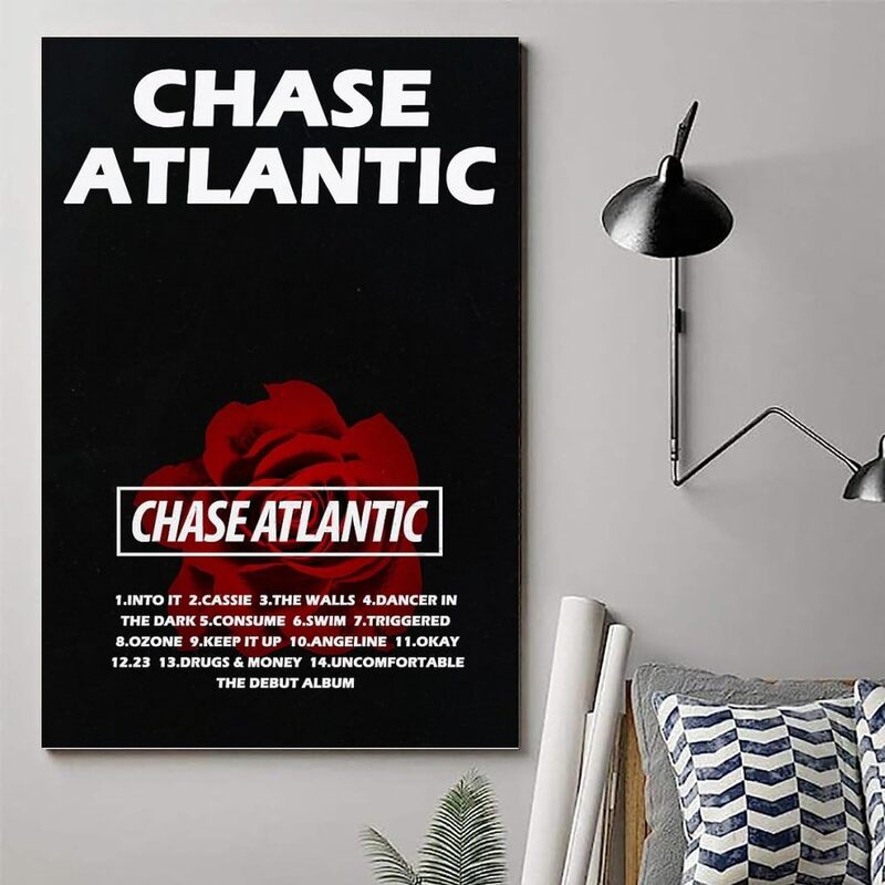 Chase Atlantic Music Album Cover Canvas Wall Art Poster, 12 x 18 inch, Multicolour