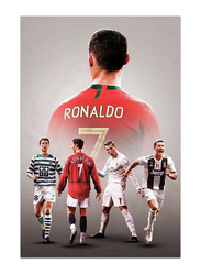 Zebe Inspirational Football Poster, 16 x 24inch, Multicolour