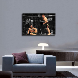 Cromma Signed Fight Posters with Quote Wall Art, Multicolour