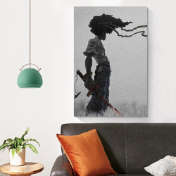 Jcode Afro Samurai Anime Poster, Multicolour