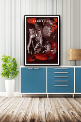Ukeclvd Goodfellas Movie Poster Family Decorative Painting Wall Art Canvas, Multicolour