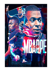 Ruiyan Kylian Mbappe Poster, Multicolour