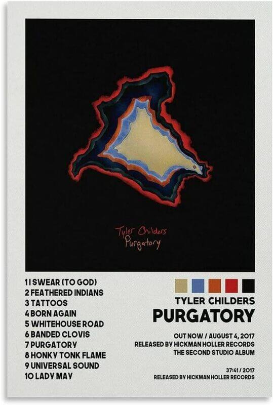 

General Ypxzzj Tyler Poster Childers Purgatory Album Cover Poster, Multicolour