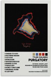 Ypxzzj Tyler Poster Childers Purgatory Album Cover Poster, Multicolour