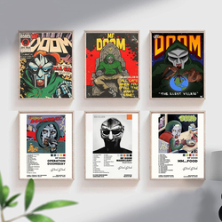 Jokimal Mf Doom Set Poster, 6 Pieces, Multicolour