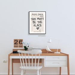 Prinajssiad This Must Be The Place Canvas Wall Art Poster Unframed, 16 x 24 inch, Multicolour