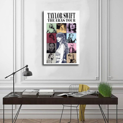 CNMLGB Unframed Canvas 16 x 24-Inch Taylor Swift "The Eras Tour" Poster, Multicolour