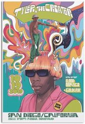 Motlwat Tyler The Creator Goblin Album Poster, 16 x 24 inch, Multicolour