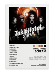 Chaue Tokio Hotel Scream Album Cover Poster, Multicolour