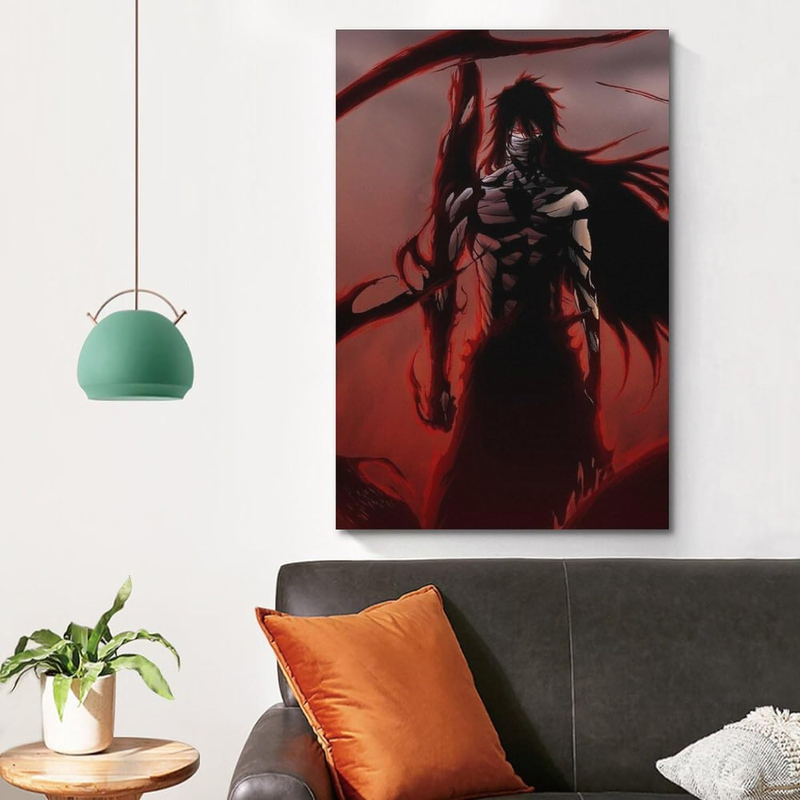 Adaste Anime Bleach Ichigo Decorative Painting Canvas Wall Poster, Brown