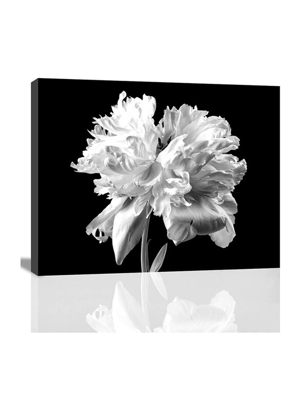 

Deergar Flower Wall Art, Black/White