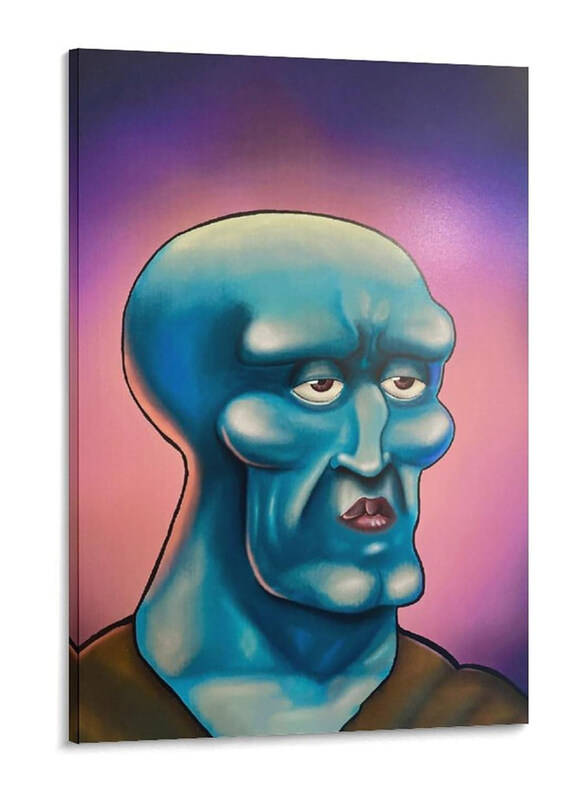 

DDIIRO Popular Handsome Squidward Funny Cool Poster, 12 x 18-inch, Multicolour