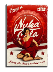 IFUNEW Unframed Canvas 12 x 18-Inch Fallout Nuka Cola Wall Art Poster, Multicolour