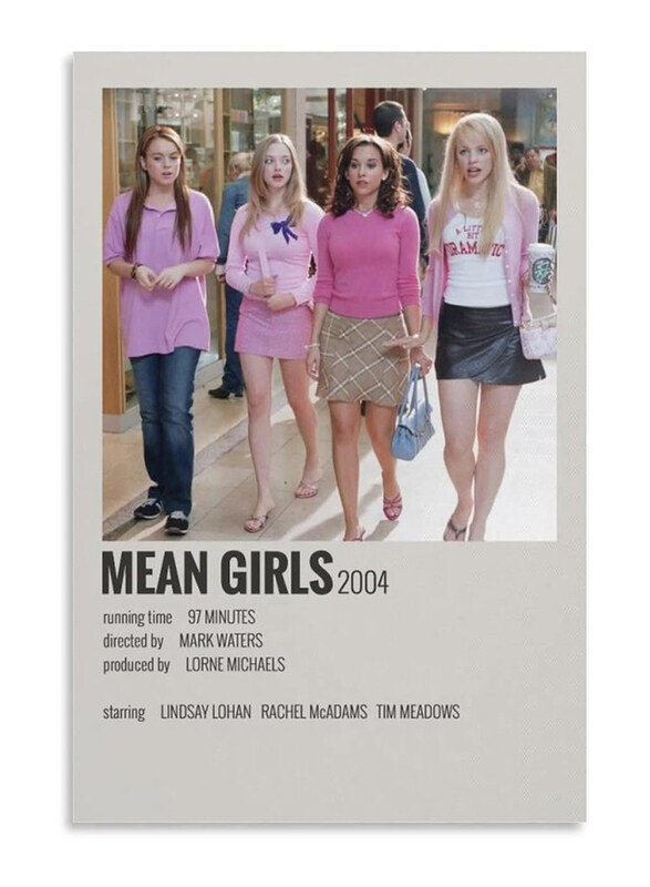 

Alukap Mean Girls 2004 90s Movie Canvas Poster, 12 x 18-inch, Multicolour