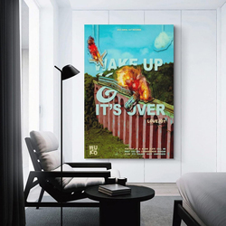 Vermis Wake Up And It's Over Lovejoy Canvas Poster, 30 x 45cm, Multicolour