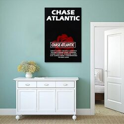 Chase Atlantic Music Album Cover Canvas Wall Art Poster, 12 x 18 inch, Multicolour