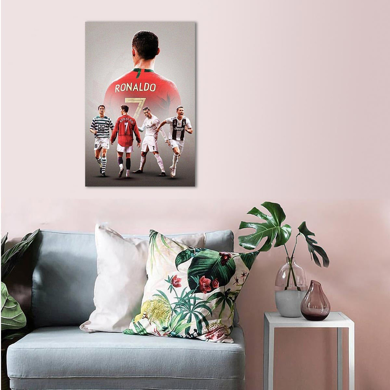 Zebe Inspirational Football Poster, 16 x 24inch, Multicolour