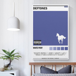 Qsgfc White Pony Canvas, Multicolour