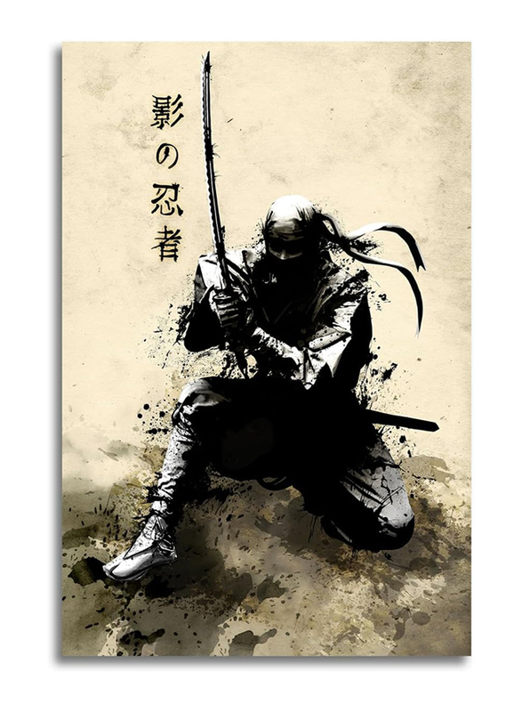 

Gengsheng Japanese Ink Bushido Canvas Poster, 16 x 24-inch, Multicolour