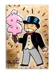 EWM Alec Monopolys Ice Cream Canvas Art Poster and Wall Art, Multicolour