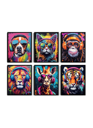 Westbird Gamer Room Decor Unframed Print Set, 6 Pieces, Multicolour