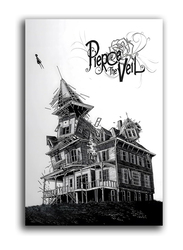 Nurcix Pierce The Veil Posters Collide with The Sky Music Album Poster, 12 x18 inch, Black/White