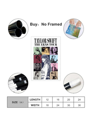 CNMLGB Taylor Swift The Iras Tour Album Fabric Poster for Bedroom Decoration, Sports Landscape, Office Room Decor, Multicolour