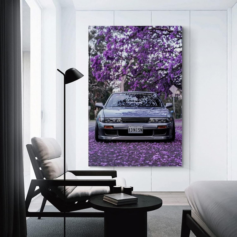 Veters Jdm Silvia S15 Decorative Poster, 12 x 18-inch, Multicolour