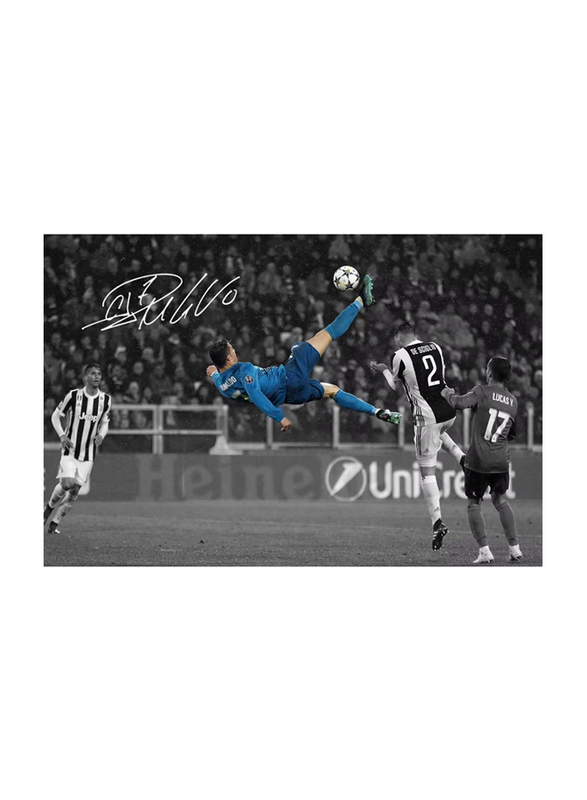 Yhsgy Ronaldo Canvas Unframed Poster, 12 x 18-inch, Multicolour