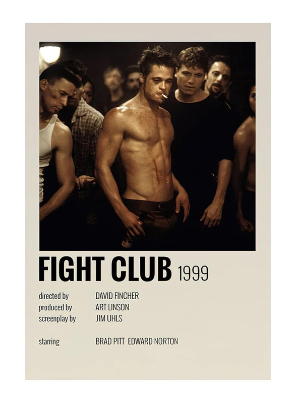 

Maxiyaya Crime Mystery Fight Club Movie Poster, 12 x 18-inch, Multicolour