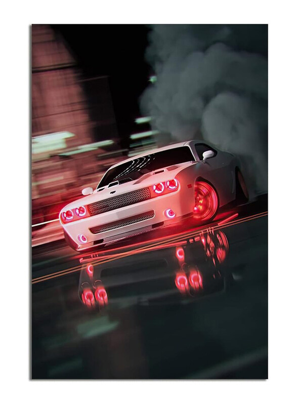 

Linking JDM Muscle Car Drift Challenger Dodge Canvas Posters, Multicolour