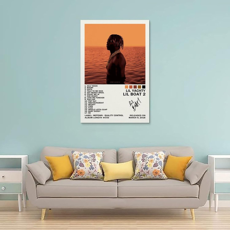 Utoya Lil Yachty Lil Boat 2 Album Cover Posters, Multicolour