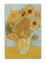 Njyxart Vintage Artist Sunflower Oil Painting Van Gogh Art Canvas Poster, 12 x 18-inch, Multicolour