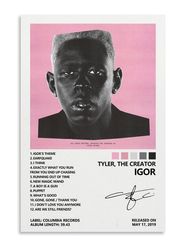 Shiwa Tyler Poster The Creator Igor Album Cover Canvas Wall Art Poster, 12 x 18 inch, Multicolour