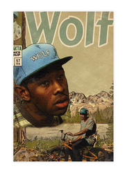 Okeymed Poster Music Wolf Album Cover Poster, Multicolour