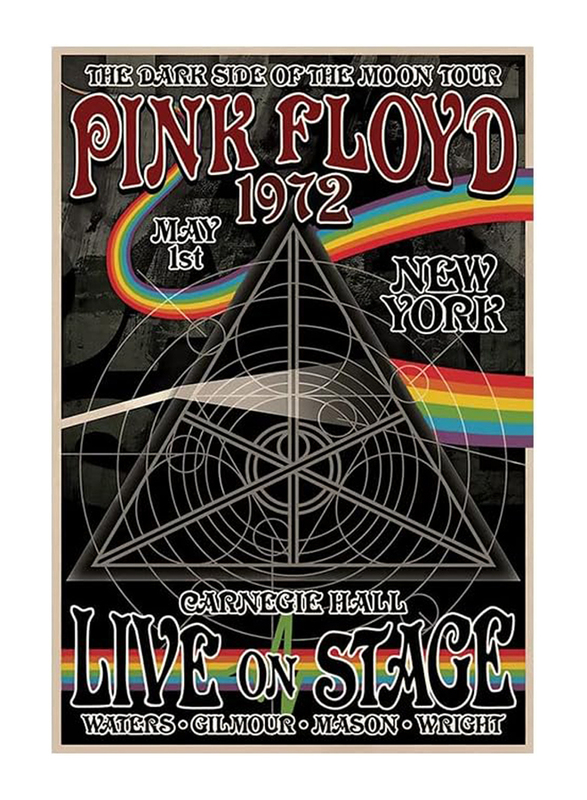 

Motlwat Aesthetics Room HD Print Pink Floyd Music Album Poster, 12 x 18-inch, Multicolour