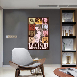 Sbemyenus Taylor Swift Music Pop Female Singer Poster Canvas, Multicolour