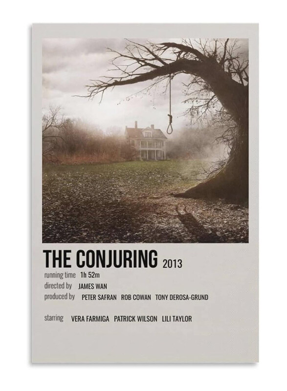 

Veab Aesthetic 90s Horror Movie The Conjuring Posters, Multicolour