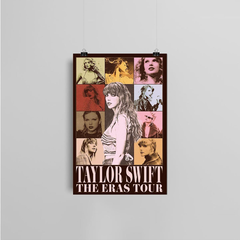 Sbemyenus Vintage Taylor Midnights Swift Album Cover The Eras Tour Music Posters, Multicolour