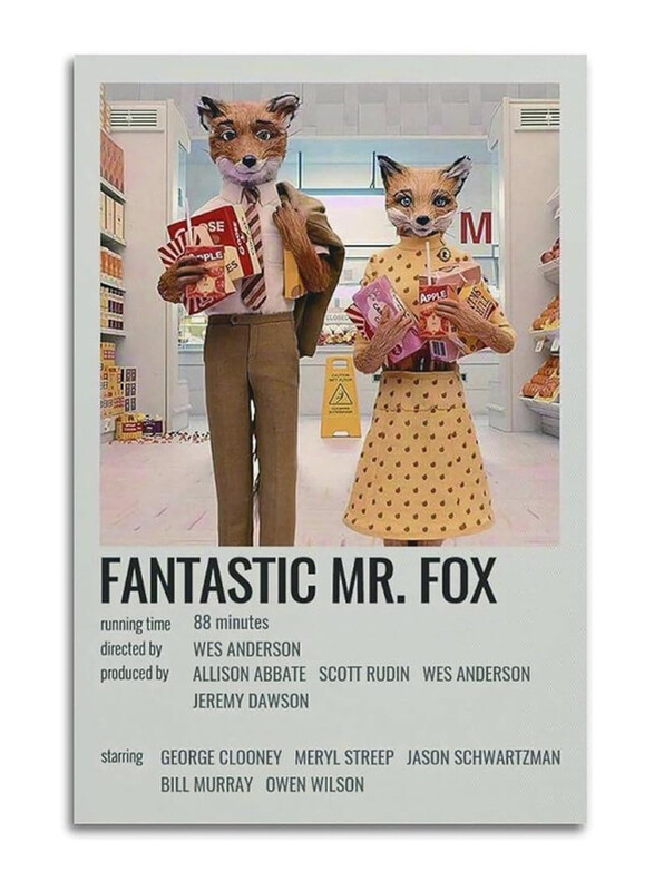 

Generic Fantastic Mr.Fox Canvas Art Poster, 40 x 60cm, Multicolour