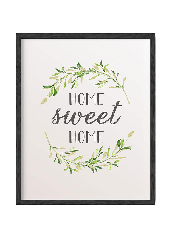 Haus and Hues Framed 16 x 20-Inch Home Sweet Home Wall Signs Wall Artworks, Multicolour