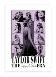 Evikoo 12 x 18-Inch Unframed Canvas Taylor Swift The Speak Now Era Poster Wall Art, Multicolour