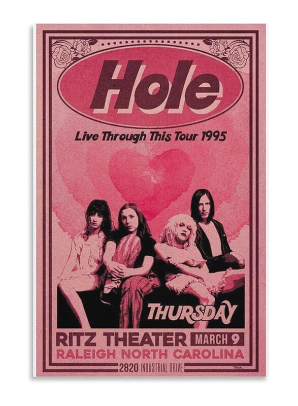 

Fionel Hole Live Through This 1995 Canvas Poster, 30 x 45cm, Pink