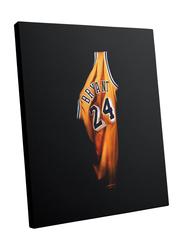 16 x 20-Inch Framed Canvas Kobe Bryant Black Mamba Mentality Poster Wall Art, Multicolour