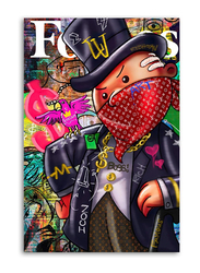 EWM Alec Monopolys Graffiti Canvas Art Poster, 16 x 24-inch, Multicolour