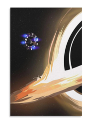 Interstellar Black Hole Canvas Poster, Multicolour