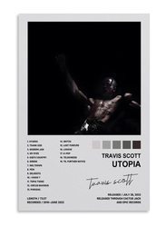 Tuim Scott Utopia Album Cover Poster, Black/White