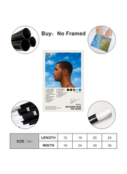 YGULC Drake Poster Nothing Was The Same Music Album Cover Signed Limited Edition Canvas Poster, Multicolour