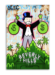 Ewm Alec Monopolys Monopoly Holding $ Bag Poster, Multicolour